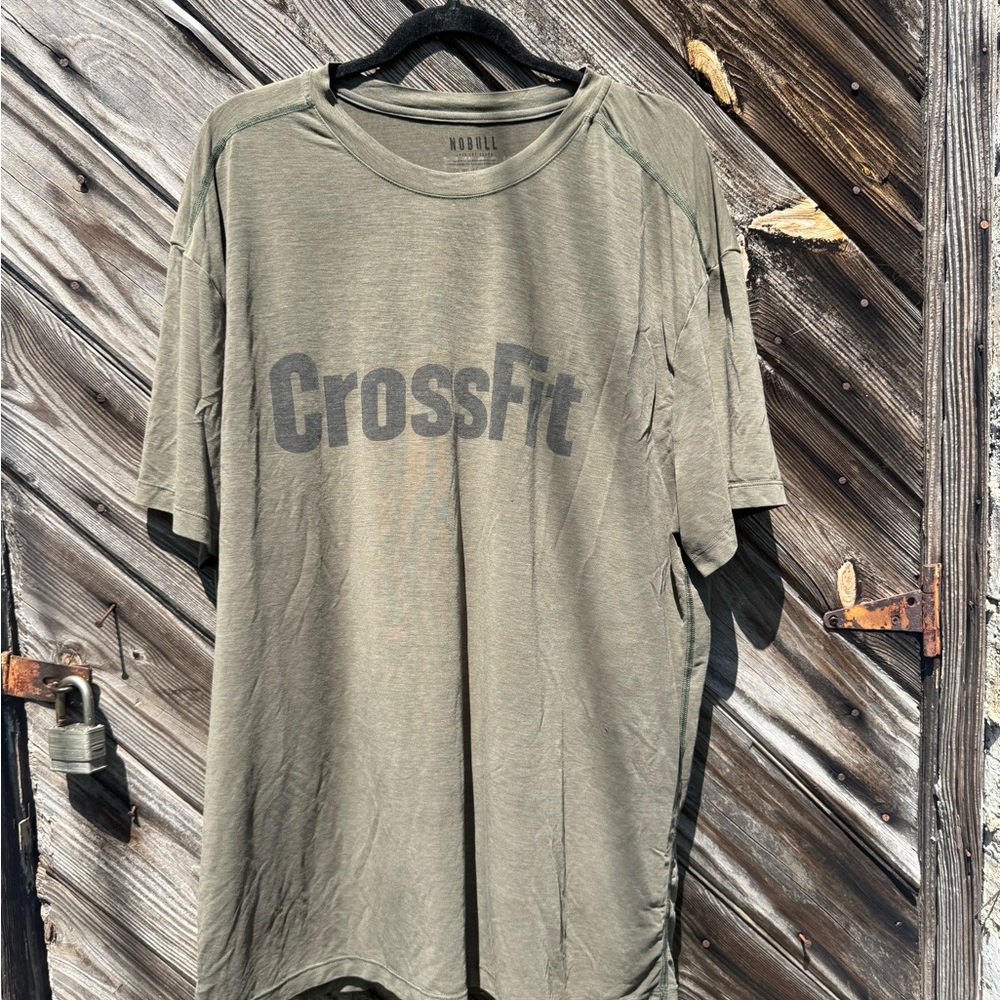 Nobull Men's Green CrossFit Tee